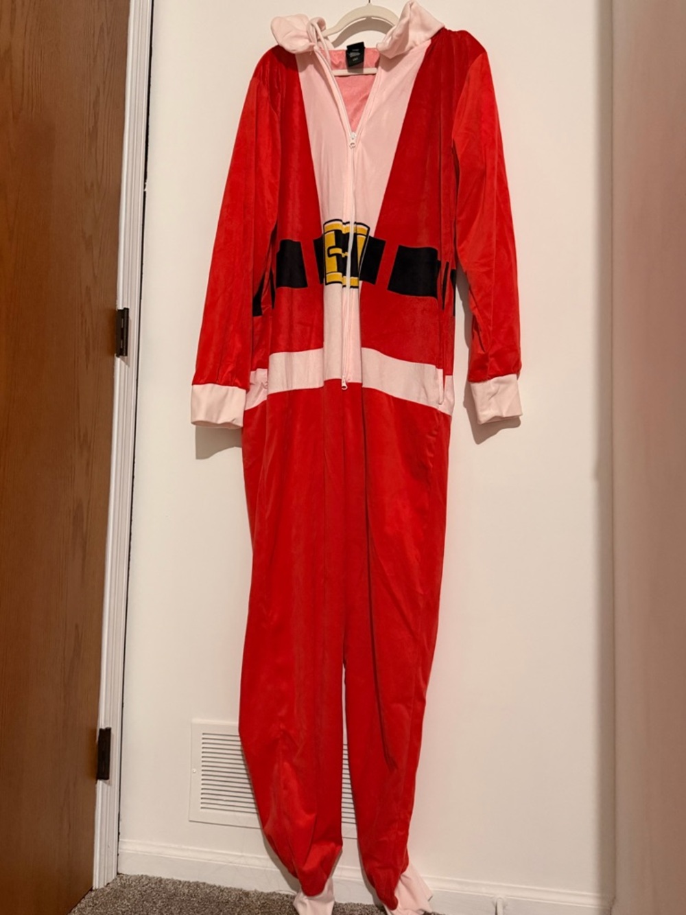 MAD Engine Pink & White Holiday Onesie